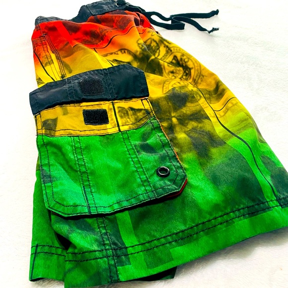 Colorful Swim Shorts by US Apparel - Picture 4 of 5